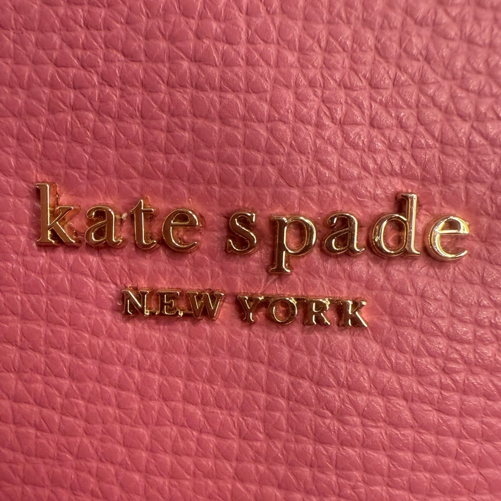 KATE SPADE NEW YORK LEATHER DOME HAND BAG PINK - Picture 15 of 15